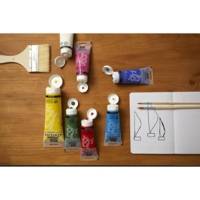 Tube 250ml Peinture Studio Acrylique Haute Viscosité Jaune Primaire Opaque - PÉBÉO