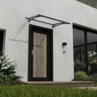 Marquise inox AQUILA 1500 - 150,5 x 91,5 cm - Gedimat - PALRAM