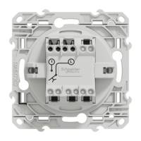 Poussoir 10A à vis blanc ODACE - Gedimat - SCHNEIDER ELECTRIC
