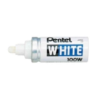 Marqueur permanent blanc X100W Pointe ogive 2,9 mm - Pentel