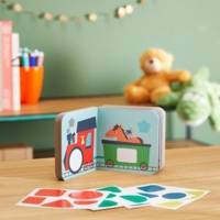 Mon premier livre avec gommettes - Formes géométriques Véhicules