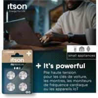 Pack de 4 Piles Bouton Lithium CR2032 3V Idéale Clé de Voiture, Balance