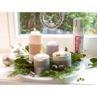 Spray Peinture Permanente 200ml argent, pour extérieur et intérieur - EDDING