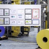 Lot de 5 Cadres d'affichages magnétiques DURAFRAME MAGNETIC, A5 Noir