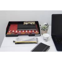 Corbeille à courrier Combo à l'italienne Ecoblack - Noir