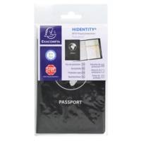 Etui protection RFID Hidentity® Passeport - Noir