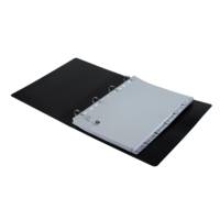 Intercalaires imprimés mensuels PP recyclé gris Janvier-Décembre - 12 positions - A4 - Gris