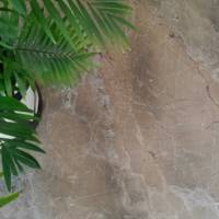 Mange-debout pied noir Ø70cm marbre grec - intérieur - RestooTab