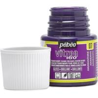 Flacon 45ml peinture Vitrea 160 brillante pour verre AMARANTHE