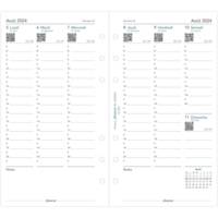 Recharge Semaine sur 2 pages - français - académique Format Personal