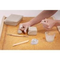 Gédéo Pain 1,5Kg argile à modeler sans cuisson blanc