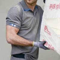 Polo de travail homme BEVEN gris/bleu - Gedimat - NORTH WAYS