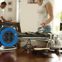 Enrouleur de câble standard BABY S 4P H05VV-F 3G1,5 - 15 m - Gedimat