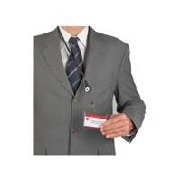 Lot de 10 tours de cou noirs de 40 cm  x 1 cm de large avec enrouleur de 60 cm de long