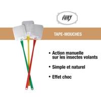 Tapette à mouches Plastique manuelle Coloris Aléatoire
