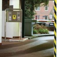 Ruban adhésif de signalisation Noir Jaune 50mm x 66m