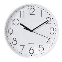 Horloge murale "PG-220", silencieuse, blanche