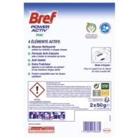 Duo pack 2 Blocs WC 50g Power Activ' Pin – Nettoyant Détartrant WC