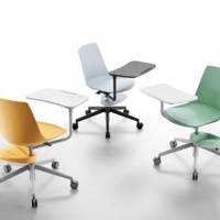 Siège JOB avec tablette base 5 branches – ArtProg