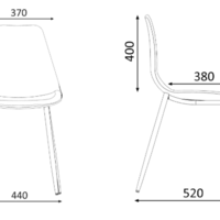 Chaise visiteur ou de réunion FERRA – ArtProg