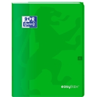 Cahier Easybook agrafé 24x32cm 96 pages grands carreaux 90g vert