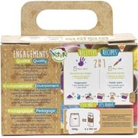 Set Gouache en poudre 4 sachet de 100g + accessoires - PÉBÉO