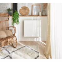 Radiateur à inertie pierre de lave CALDERA blanc - Gedimat