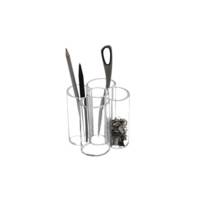 Pot à crayons Acrylique 5 Tubes Transparent
