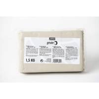 Gédéo Pain 1,5Kg argile à modeler sans cuisson blanc
