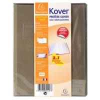 Protège-cahier translucide Kover® - 17x22cm - Couleurs assorties