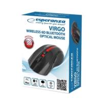 Souris Bluetooth VIRGO EM129R 1600DPI Noir Rouge