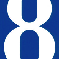 Numéro rue 7 PVC adhésif - Gedimat - CHAPUIS