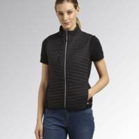 Gilet de travail rembourré femme ATHENA noir - Gedimat - DIADORA SPA