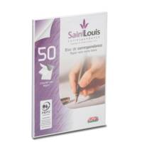 Bloc de correspondance uni de 50 feuilles blanches A4 90 g/m²