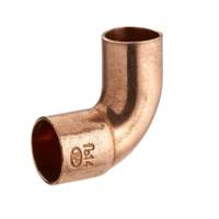 Coude cuivre - mâle/femelle petit rayon 92CU angle 90° - Gedimat - NOYON ET THIEBAULT