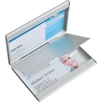 Etui Cartes de visite "Twin" 2 compartiments pour carte 90 x 58 mm - SIGEL