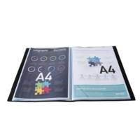 Protège-documents en polypropylène souple OPAK 100 vues - A4 - Noir - EXACOMPTA