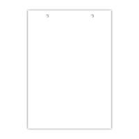 Bloc de 30  fiches bristol 148X210 perforées UNI  blanc