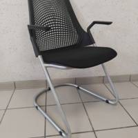 Fauteuil SAYL visiteur Herman MILLER Noir reconditionné