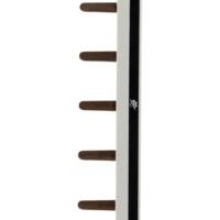 Peigne d'alimentation électrique horizontale 13 modules réversible noir-bleu - 220mm - Gedimat - ZENITECH