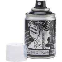 Aérosol 100 ml Peinture opaque permanente faible odeur Noir brillant - PÉBÉO