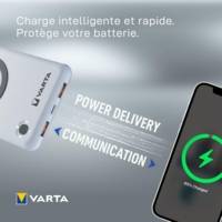 Batterie externe sans fil 10000mAh Câble USB-C