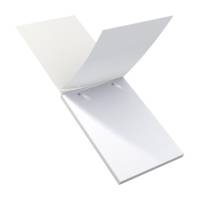 Bloc de 30  fiches bristol 148X210 perforées DOT  blanc