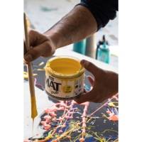Pot 140ml Peinture Acrylique MAT pub Jaune Primaire