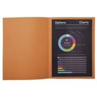 Paquet de 100 chemises ROCK''S 210 - 24x32cm - Havane - EXACOMPTA