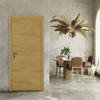 Bloc-porte pleine CARLIT décor chêne verni naturel Hui.72 mm - 204 x 73 cm - Gedimat