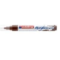 Marqueur Acrylique 5100 Marron Chocolat Pointe Moyenne 2-3 mm - EDDING