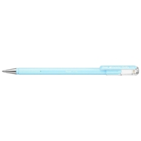 Stylo roller à encre gel Hybrid Milky, bleu pastel - Pentel