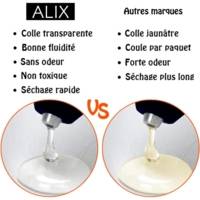 ALIX - Pack de 50 Bâtons de Colle chaude 7mm – Transparent