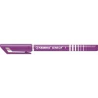 Stylo feutre pointe extra fine SENSOR F lilas - STABILO